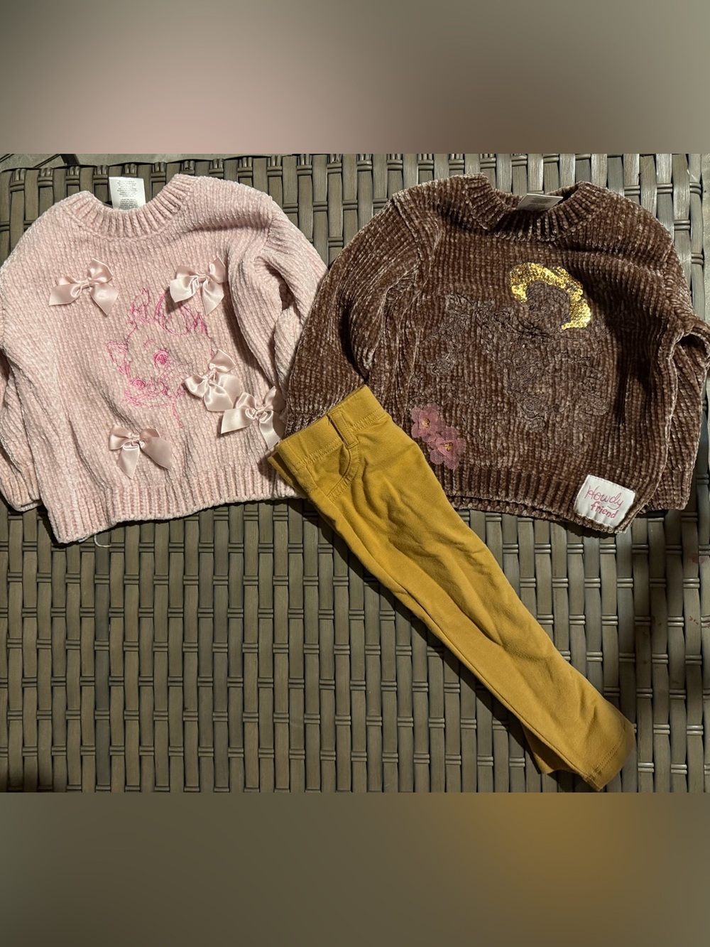 2t toddler Disney Sweater bundle (Toy story and Aristocats)